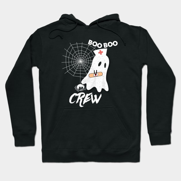 Boo Boo Crew Nurse Ghost Hoodie by DesignerMAN